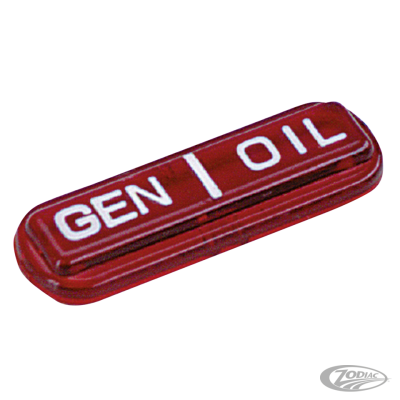 Dash Panel Lens GEN-OIL Red HD47-61 (DE)
