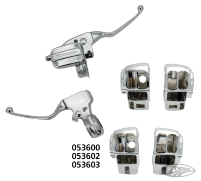 GZP Black hb controls FLH/T08-13 & FLHR1