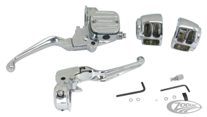 GZP Chr.Handlebar control kit 9/16" chop