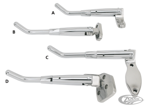 GZP Chrome adjustable jiffy Softail 88-9 (DE)