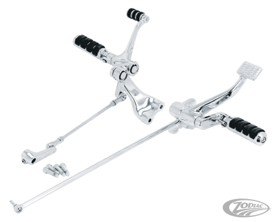 GZP Black Forward Controls XL14-up +2" e