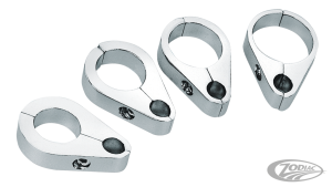 GZP 1 1/8" clutch cable clamp chrome pla