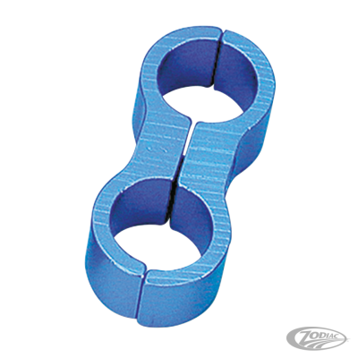 GZP Oil/Fuel line clamp blue anodized