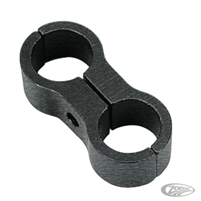 GZP Oil/Fuel line clamp black anodize