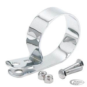GZP Chrome 2-7/8" Muffler clamp + hardwa
