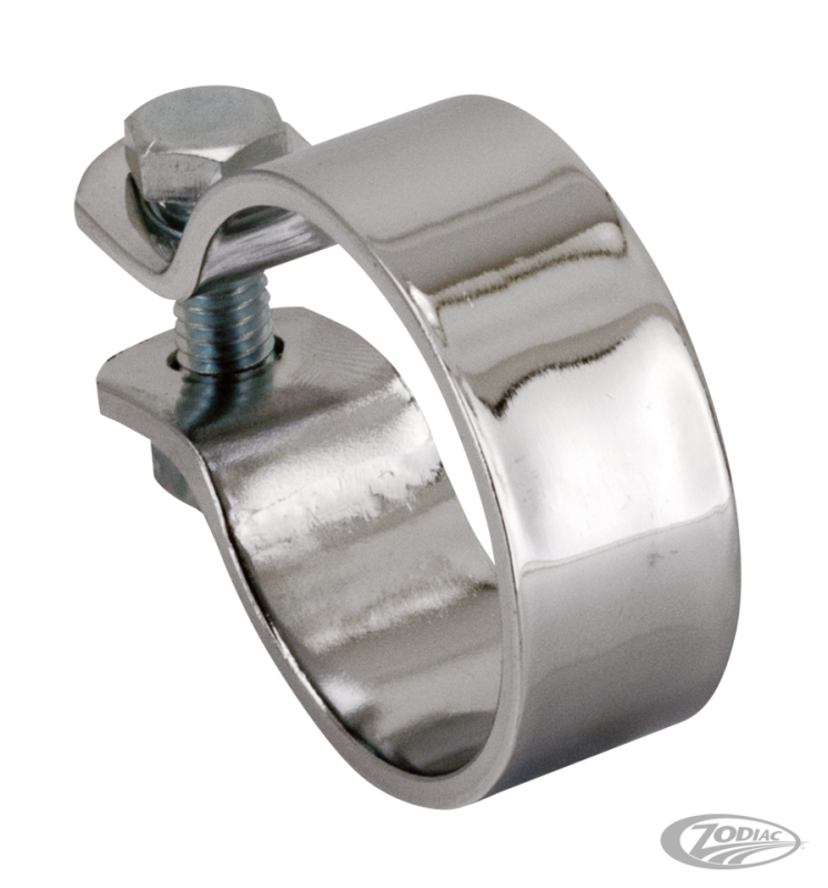GZP Chrome exhaust clamp 1.5" I.D. (DE)