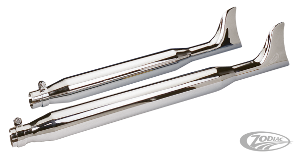 GZP Tapered Fishtail muffler with clamp (DE)