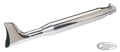 GZP Dago style fishtail muffler 2 7/8" d (DE)