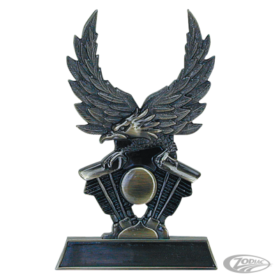 GZP Sissy bar insert V-Twin eagle brass (DE)