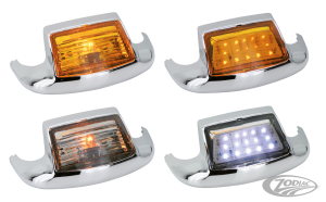 GZP Chrome ABS fender tip front amber le (DE)
