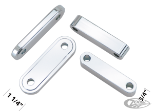 GZP Chrome front fender spacers T=3/8" L