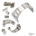 GZP Tomahawk Chrome forkbrace kit FXD06- (DE)
