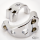 GZP Tomahawk Chrome forkbrace kit FXD06- (DE)