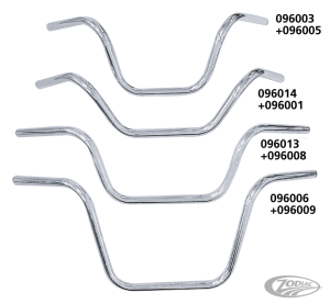GZP Handlebar Harley stock style 1 thru-