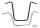 GZP Chr 1-1/4" Apehanger handlebar 12" h (DE)