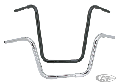 GZP Blck 1-1/4" Apehanger handlebar 16" (DE)