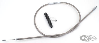 GZP Clear coated clutch cable L=62" FXD0