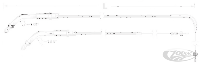 GZP Idle cable Clearcoat HSR86 LN=43" (DE)