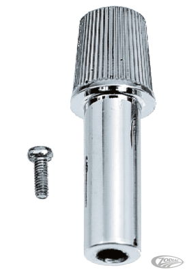 GZP Chrome ABS trip meter reset knob + s (DE)