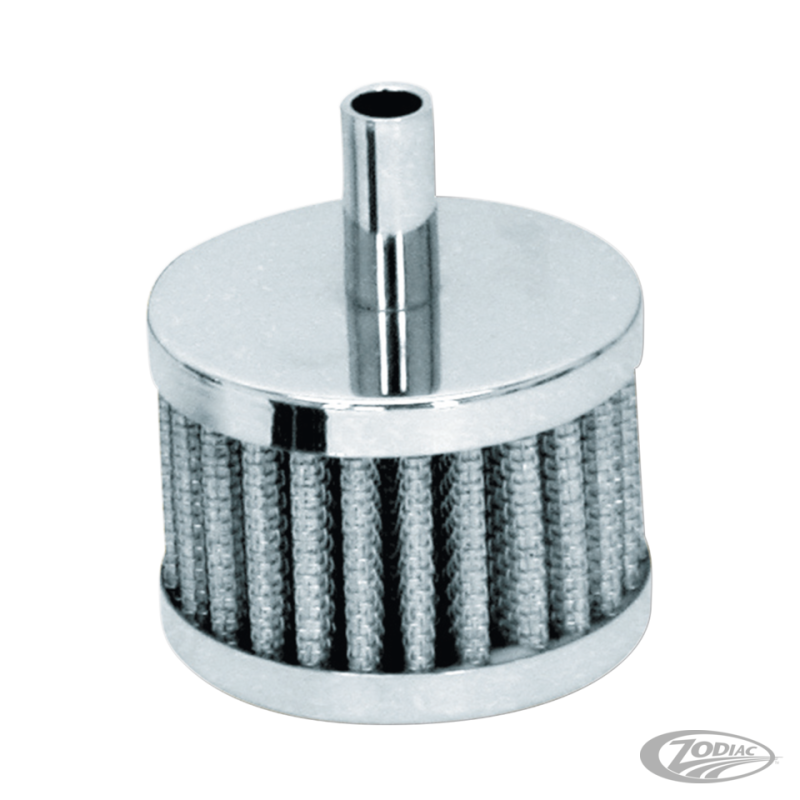 GZP Chr crankcase breather fits 3/8" hos (DE)