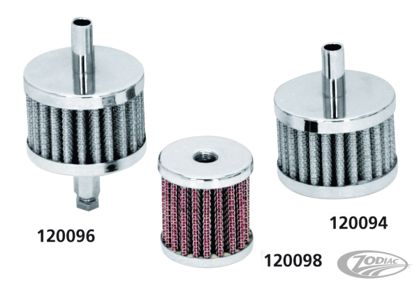 GZP Chr crankcase breather fits 3/8" hos (DE)
