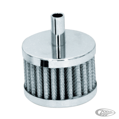 GZP Chr crankcase breather fits 3/8" hos (DE)