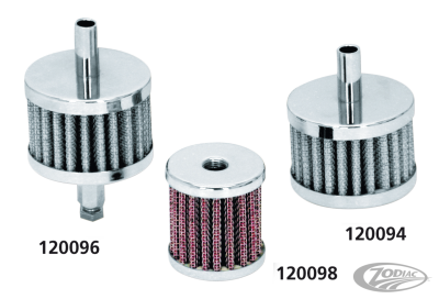 GZP Chr crankcase breather fits 3/8" hos (DE)