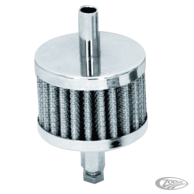 GZP Chr crankcase breather 3/8" w stud+b (DE)