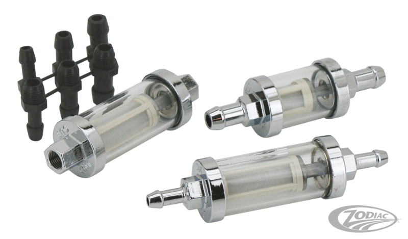 GZP Short Fuel filter 1/4 inch "See thro (DE)