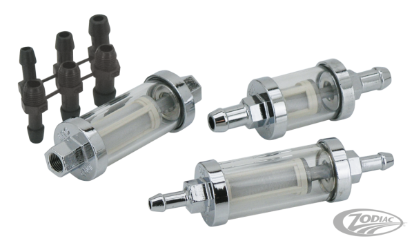 GZP Long Fuel filter 1/4" "See-through" (DE)