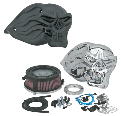 GZP Chr Flying Skull A/C kit XL91-06