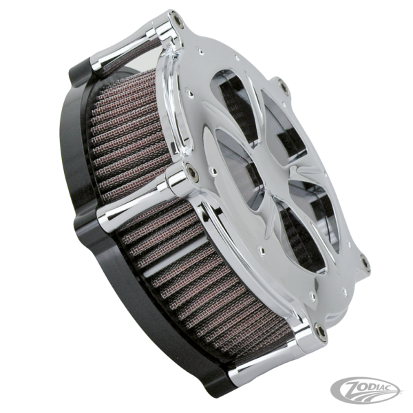 GZP Chrome Panorama Aircleaner w/clear w (DE)