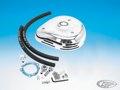GZP Chrome air cleaner slotted CV, Delph (DE)