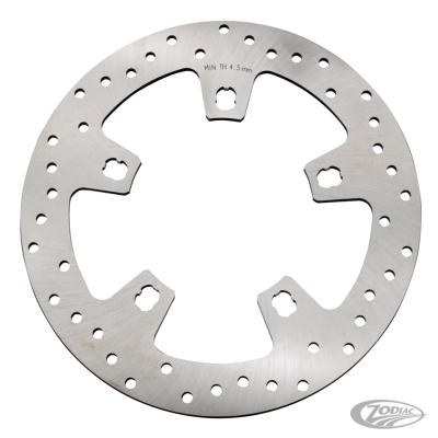 GZP Polish SS drilled front rotor FLH/T1 (DE)