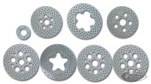 GZP Drilled st.st.rotor 10" polish (DE)