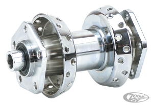 GZP Front hub assy FLT87-99 chrome