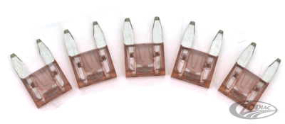 GZP 5pck Mini Led detctr fuse Brown 7.5A (DE)