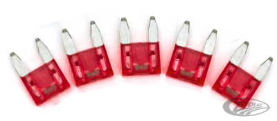 GZP 5pck Mini Led detector fuse Red 10A (DE)