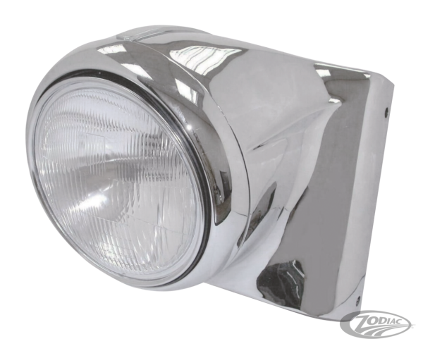 GZP Chr 7" headlight nacelle kit DOT app (DE)