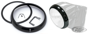 Black 7" headlight trim ring