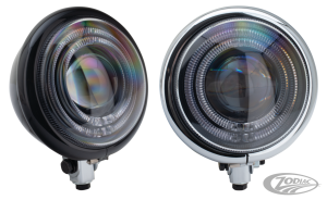 GZP black Odyssee LED 5-3/4" headlight