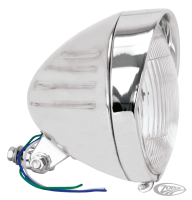 GZP Grooved 6 1/2" headlight H4 12V 60/5
