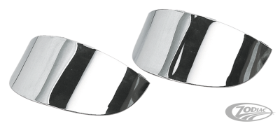 GZP Turn signal visor chr.front FLHT/S 8 (DE)