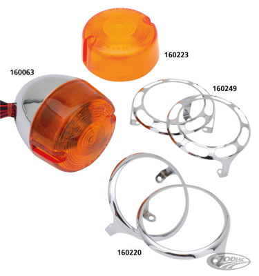 GZP FX/XL86-01 slotted trims turn signal (DE)