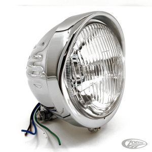 GZP Chrome 6" Headlight H4 55/60 E-ap
