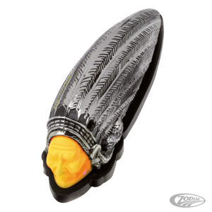 GZP Chr Indian fender light Ivory lens