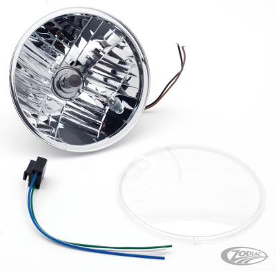 GZP 6.5" EU H4-unit w/bulb D-cut ref clr (DE)