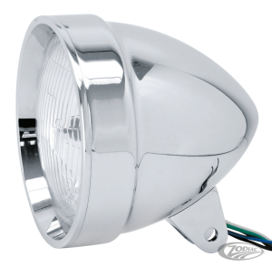 GZP Chrome aluminum 7" headlight EU appr (DE)