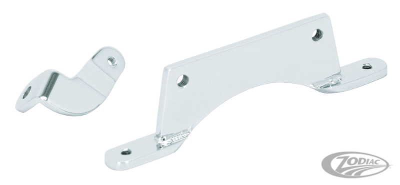 GZP Chrome fr&rr oil tank brackets, cust (DE)