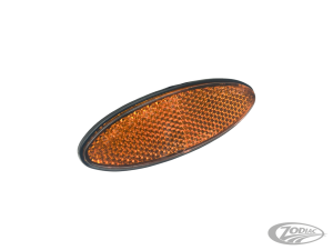 GZP Elliptical amber reflector E-approve